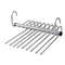 Folding Multi Layer Stainless Steel Pants Hanger Space Saving Clothes Organizer For Wardrobe 0