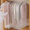 5pcs Transparent Clothes Dust Cover Waterproof Moisture Resistant Dustproof Breathable Hanging Stor 1
