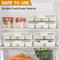 Portable Snack Storage Box 4 Grid And 8 Grid Food Organizer With Lid For Travel And Refrigerator 3
