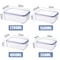 Plastic Refrigerator Food Storage Box With Lid Airtight Container For Kitchen Organization 5