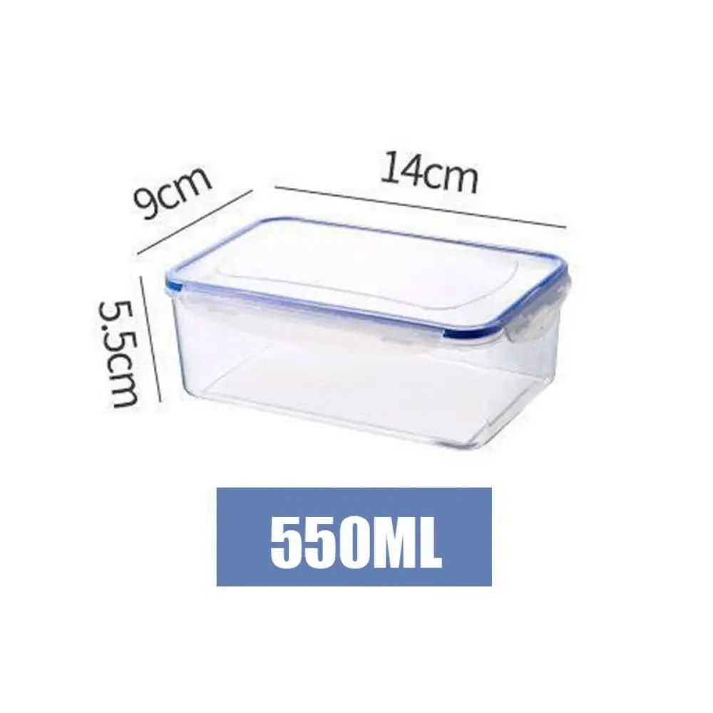 Plastic Refrigerator Food Storage Box With Lid Airtight Container For Kitchen Organization 7