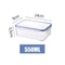 Plastic Refrigerator Food Storage Box With Lid Airtight Container For Kitchen Organization 7