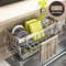 Stainless Steel Kitchen Sink Rack Organizer For Sponge Soap And Towel Storage 8