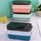 Double Layer Lunch Box With Compartments And Built In Utensils 1