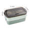 Double Layer Lunch Box With Compartments And Built In Utensils 3