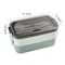 Double Layer Lunch Box With Compartments And Built In Utensils 3