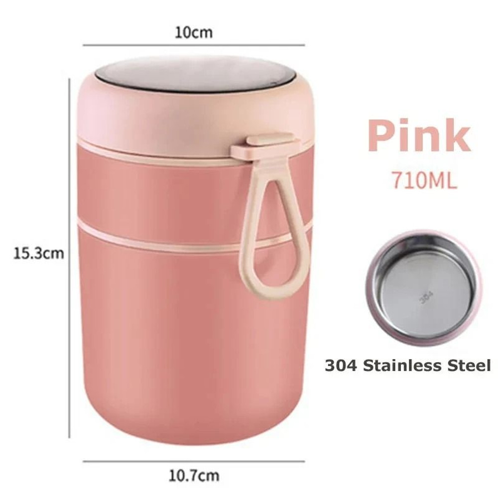Insulated Food Thermal Jar Stainless Steel Lunch Container For Hot Or Cold Meals 7