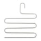 Stainless Steel SShaped MultiLayer Pants Rack SpaceSaving Wardrobe Organizer 5