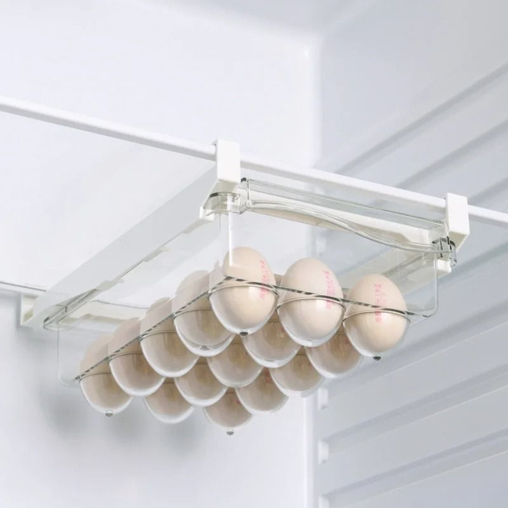 Refrigerator Drawer Style Food And Egg Storage Box Sliding Shelf Organizer 7