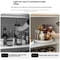 360 Degree Rotatable Kitchen Condiment Organizer Round Non Slip Spice Storage Tray 1