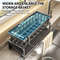 Kitchen Sink Drain Rack Organizer With Sponge Holder And Countertop Storage Basket 5