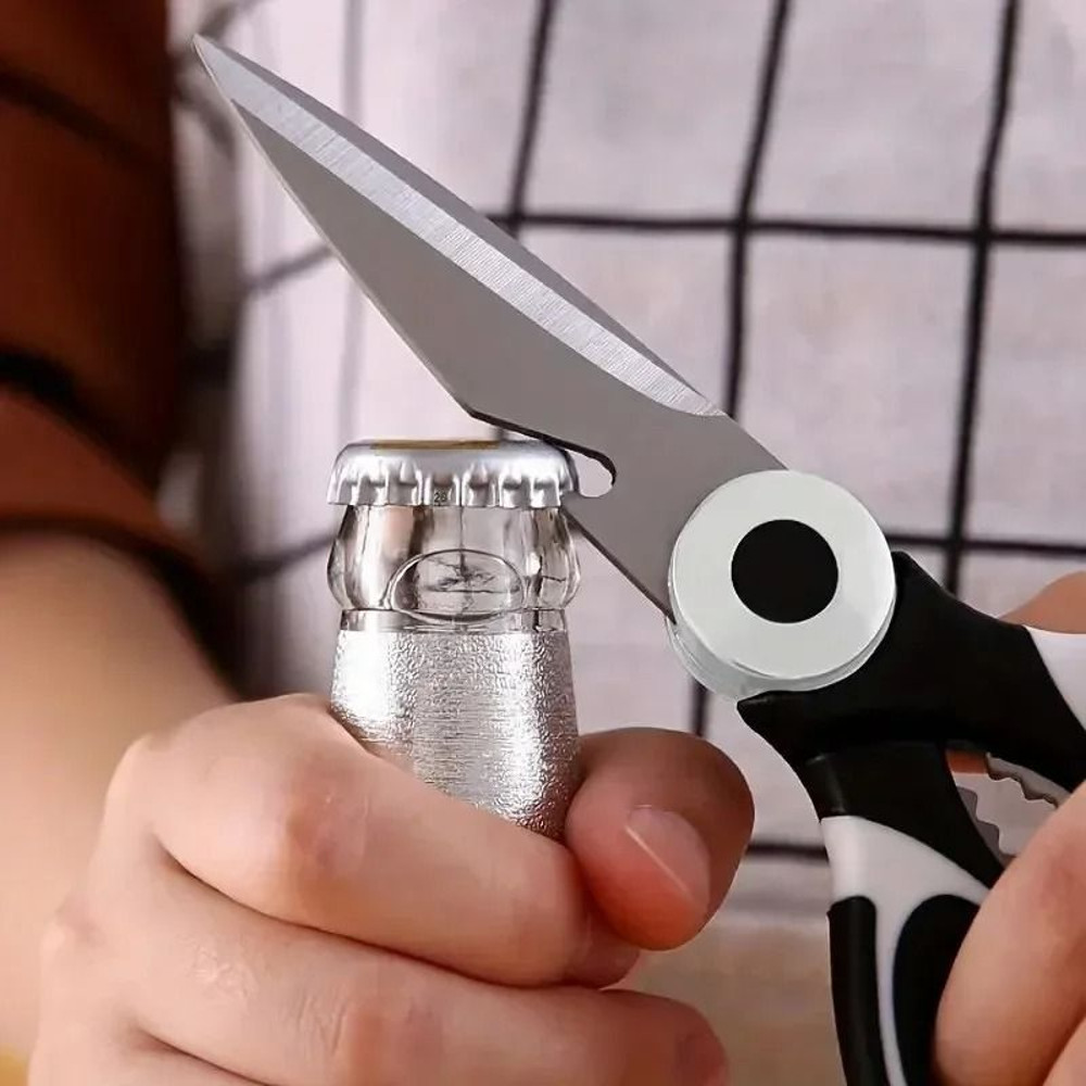 Multifunctional Stainless Steel Kitchen Scissors For Meat Fish And Poultry Cutting 4