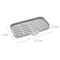 Multifunctional Silicone Sink Tray With Drain For Soap Sponge And Brush Organization 7