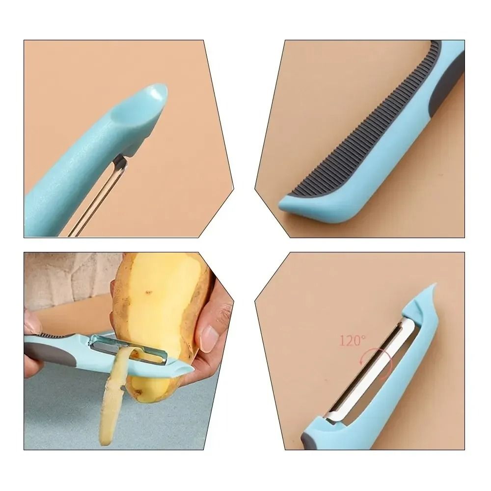 Stainless Steel MultiFunctional Vegetable And Fruit Peeler Kitchen Tool 5
