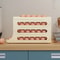 Refrigerator Egg Storage Box Large Capacity Rolling Egg Organizer For Kitchen And Fridge 5