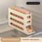 Refrigerator Egg Storage Box Large Capacity Rolling Egg Organizer For Kitchen And Fridge 7