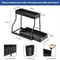 MultiLayer PullOut Kitchen And Bathroom Storage Rack With Hooks And Sliding Design 4