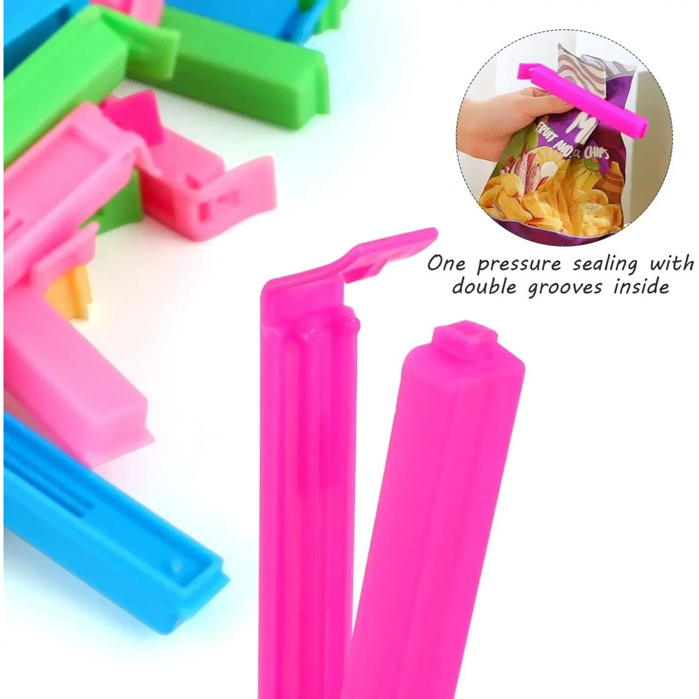 5 Piece Portable Food Snack Seal Bag Clips For Kitchen Storage And Freshness 1