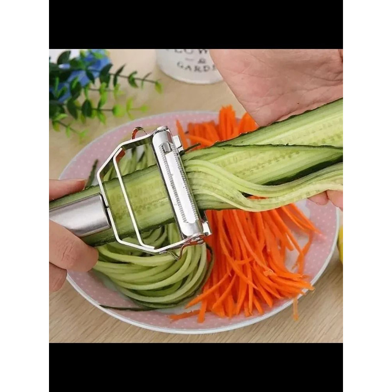 2 In 1 Stainless Steel Vegetable Peeler And Grater Kitchen Tool 1