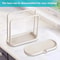 Double Layer Kitchen Cloth Drain Rack For Sink And Countertop Storage 4