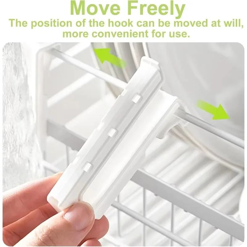 Adjustable Sink Cup Holder And Dish Rack Organizer For Kitchen And Bathroom 2