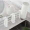Adjustable Sink Cup Holder And Dish Rack Organizer For Kitchen And Bathroom 3