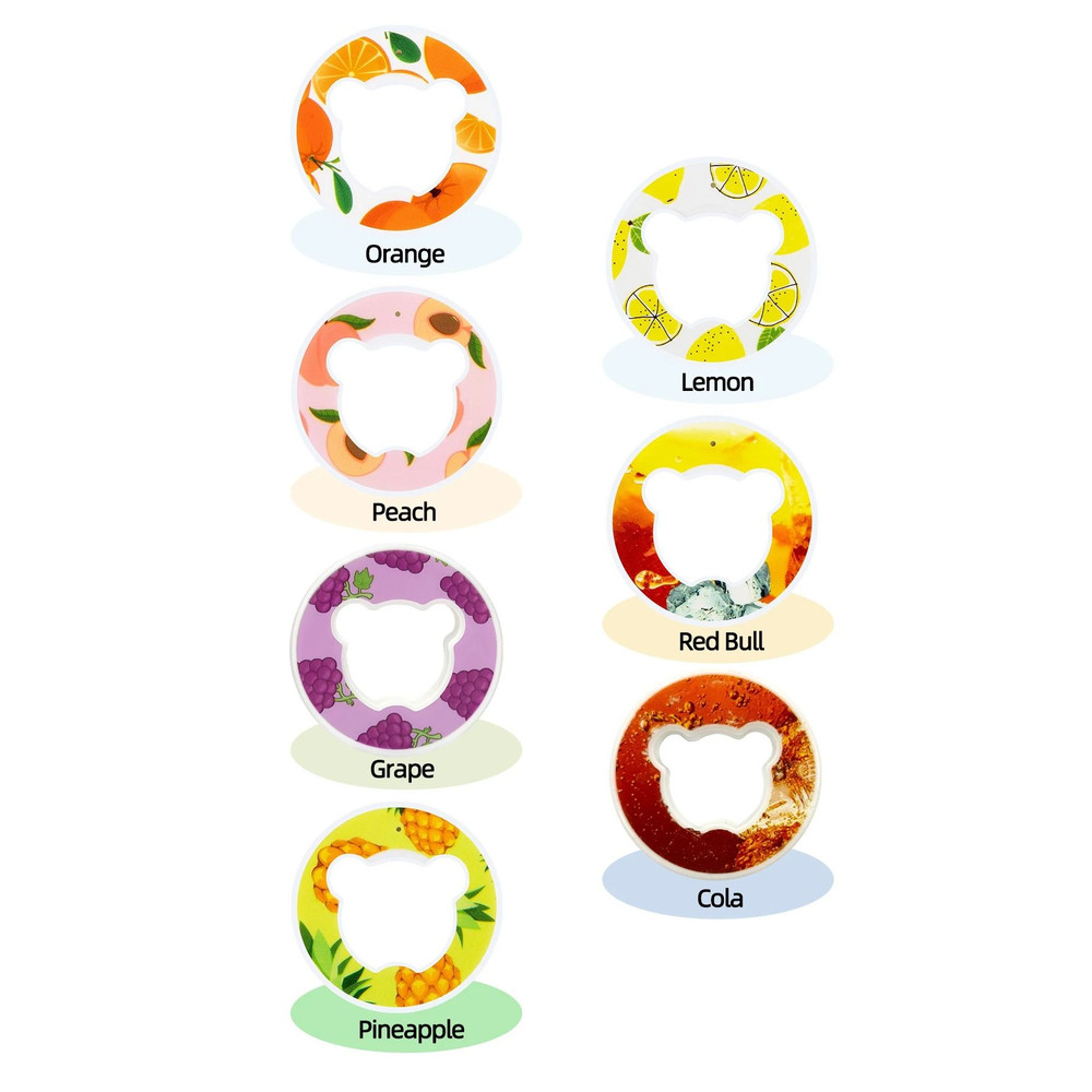 Bear Fruit Flavor Pods For Water Bottles Zero Sugar Zero Calorie Drink Enhancers 5