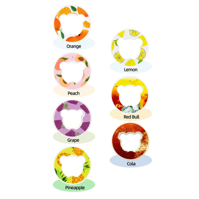 Bear Fruit Flavor Pods For Water Bottles Zero Sugar Zero Calorie Drink Enhancers 5