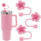 Flower Design Silicone Straw Covers For Stanley Cups 30 Oz And 40 Oz 8