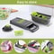 Multifunctional Vegetable Chopper And Slicer With Handle And Drain Basket 2