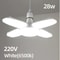 Foldable Fan Shape LED Bulb 28W Ceiling Light 6