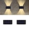 Solar Garden Wall Light Outdoor Waterproof Up And Down Lamp 2Pack 6