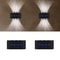 Solar Garden Wall Light Outdoor Waterproof Up And Down Lamp 2Pack 7