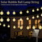 Solar String Lights Outdoor Bubble Ball Light 3