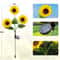Solar Sunflower Garden Light 2
