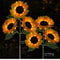 Solar Sunflower Garden Light 4