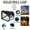 Solar Motion Sensor Flood Light Outdoor Waterproof 2
