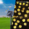 Solar Crystal Globe LED String Lights 5