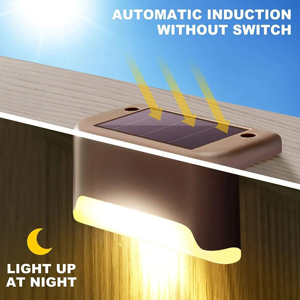 Solar Deck Light Outdoor Waterproof Step Lamp 1