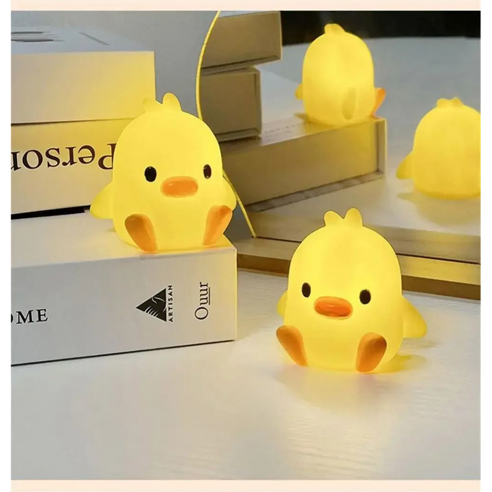 Duck Night Light Cute Cartoon Animal Bedside Lamp For Kids Room And Bedroom Decoration 0