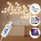 Cherry Blossom 96 LED Tree Branch Light USB Rattan String Lamp With 8 Lighting Modes For Bedroom W 5