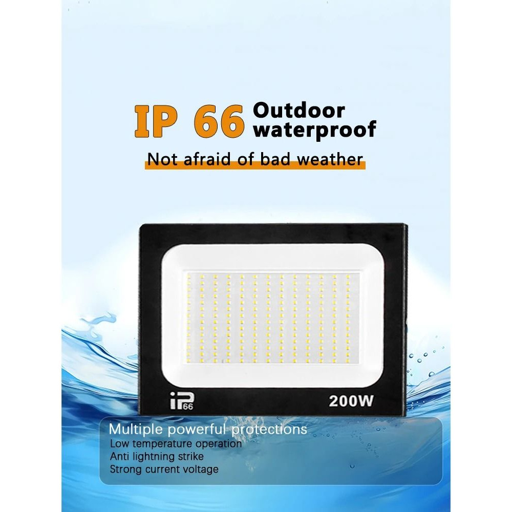 High Brightness LED Flood Light Outdoor Waterproof Path And Garden Spotlight 10W200W 4