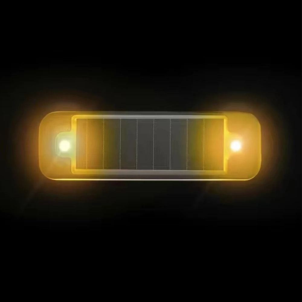 Mini Solar LED Car Warning Light Wireless AntiTheft Flashing Alarm Lamp 7