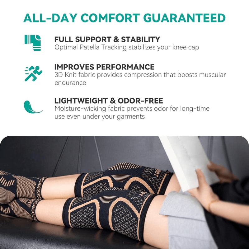 Copper Knee Brace For Arthritis Pain Relief And Sports Support 2
