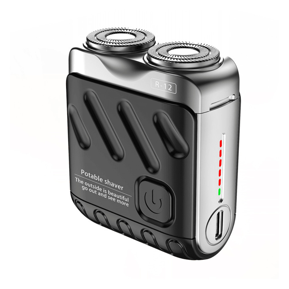 Mini Electric Smart Shaver Dual Blade Rechargeable Beard Trimmer With Digital Display 10