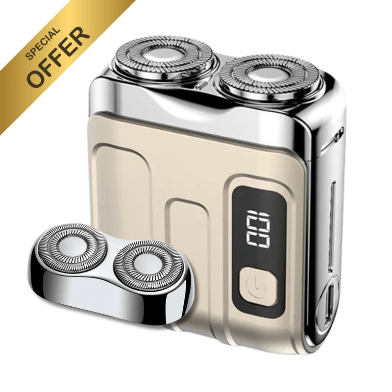 Mini Electric Smart Shaver Dual Blade Rechargeable Beard Trimmer With Digital Display 17