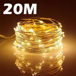 usb led fairy lights – copper wire string light for home, party and holiday decor (1m–20m)