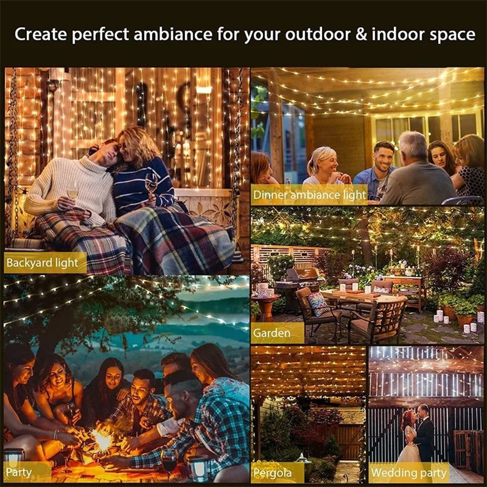 USB LED Fairy Lights Copper Wire String Light For Home Party And Holiday Decor 1M20M 4