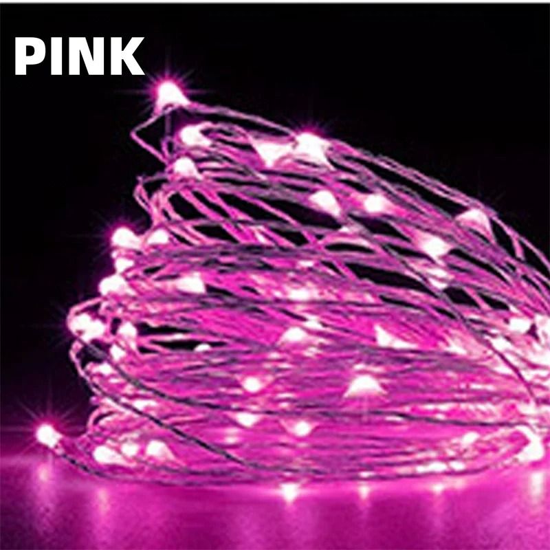USB LED Fairy Lights Copper Wire String Light For Home Party And Holiday Decor 1M20M 13