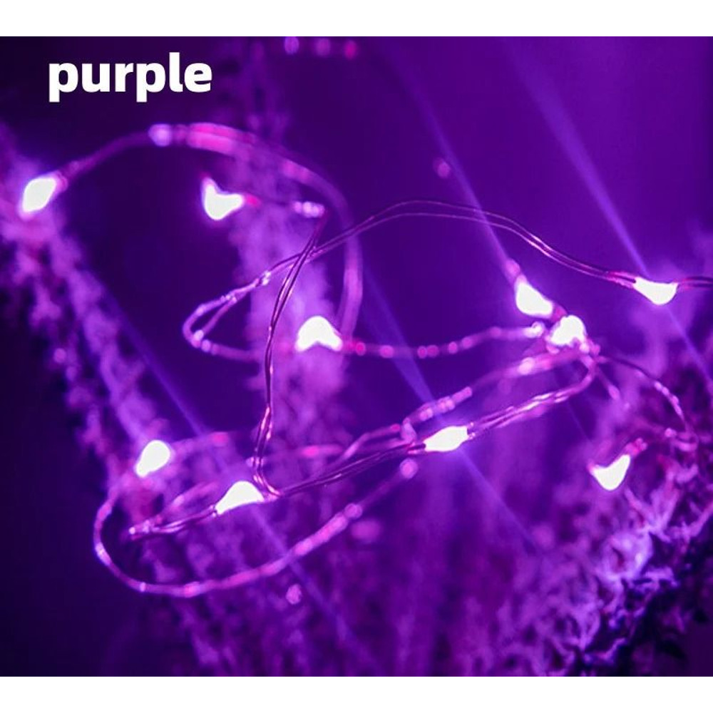 USB LED Fairy Lights Copper Wire String Light For Home Party And Holiday Decor 1M20M 14